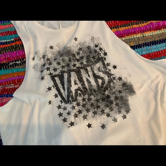 VANS G BRIGHT GAZER MUSCLE TEE . NWT .size S - Picture 2 of 2